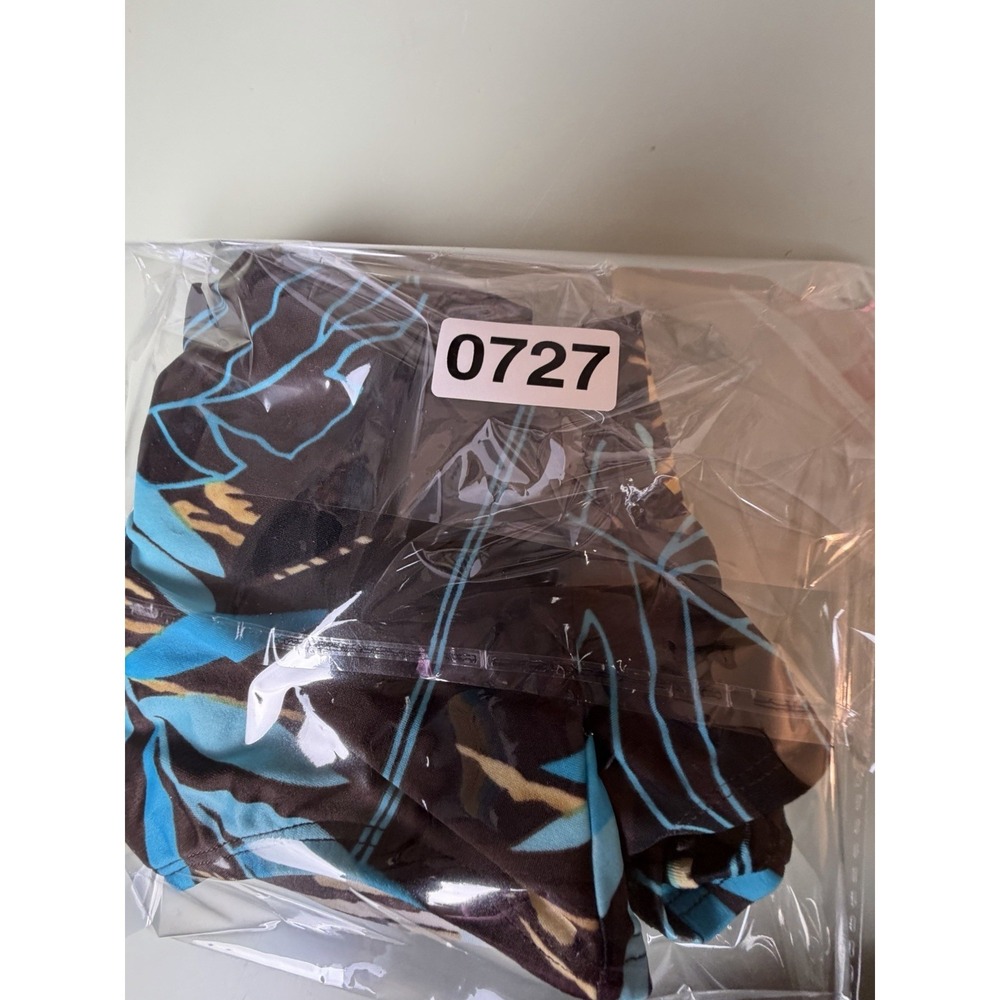 Vintage Speedo One Piece Swimsuit Size 8 Brown Blue Tropical‎ Sexy - Picture 10 of 10
